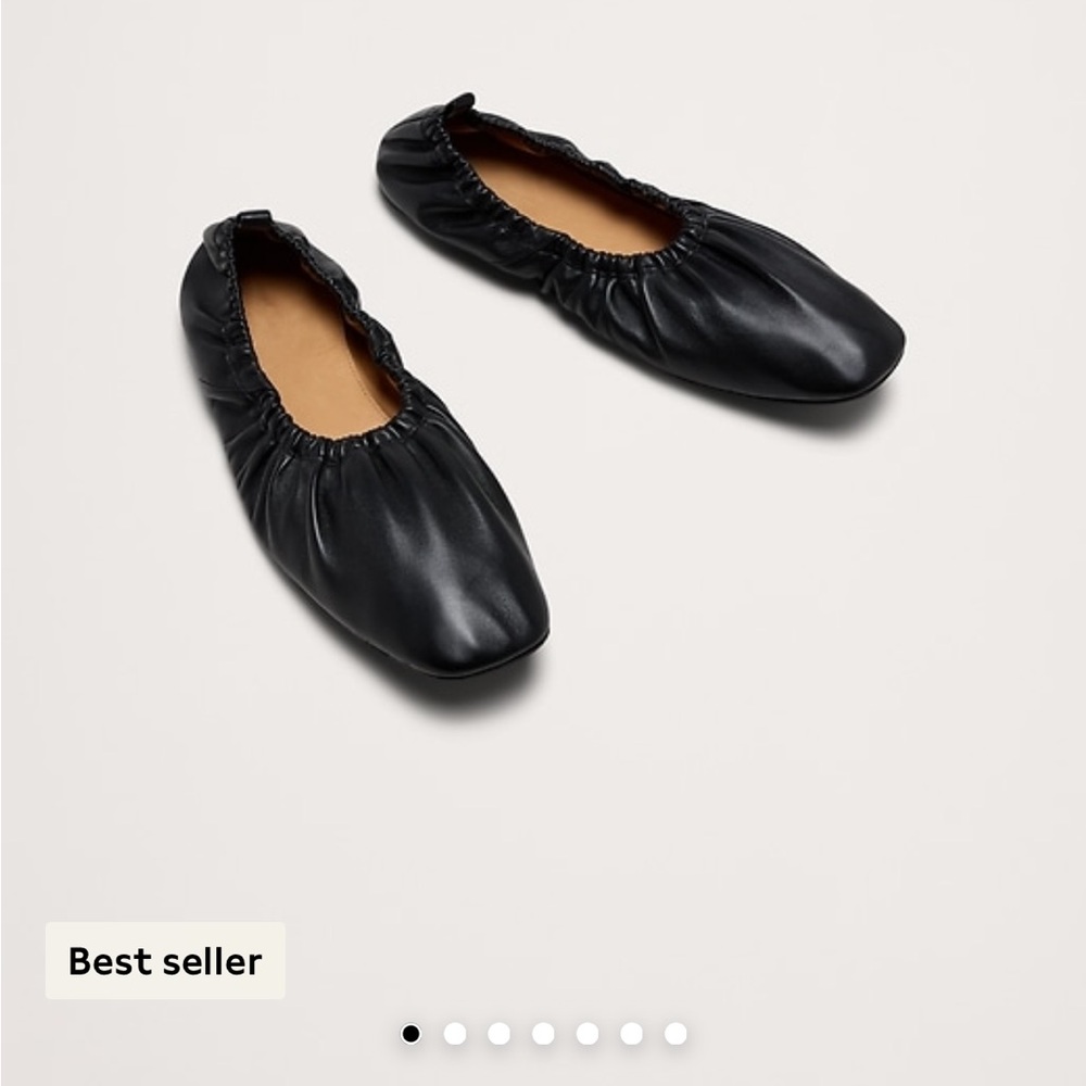 Brand new BR Black Women's Leather Ballet Flats - Size 10